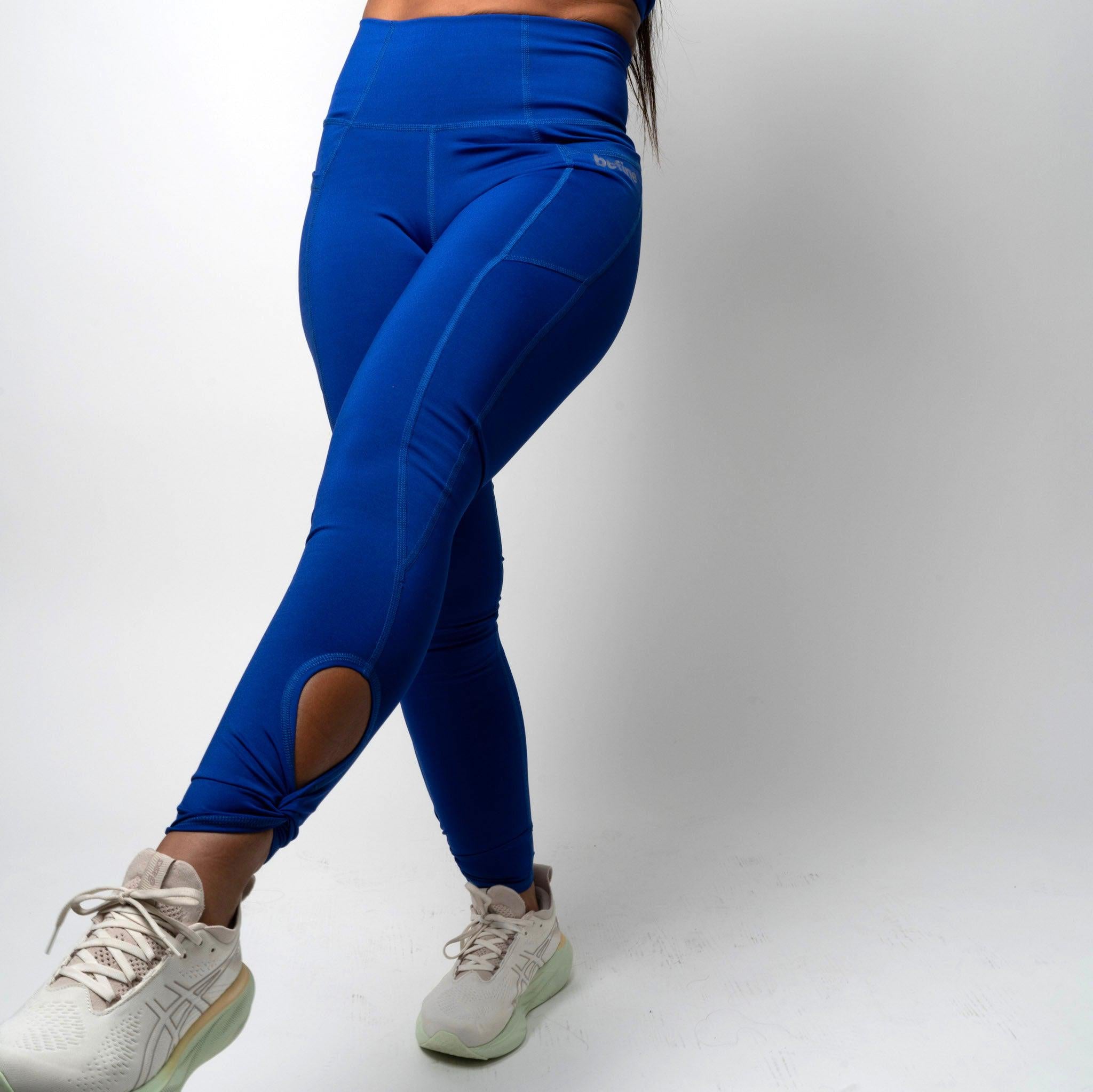 Twisted cut-out legging  Royal blue. – Up10 activewear