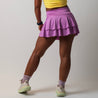 Tennis skirt with built-in shorts | Lilac purple