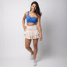 Sand Beige Tennis Skirt with built-in Shorts  - Up10 activewear