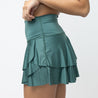 Tennis Skirt with built-in Short | Forest Green - Up10 activewear