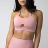Sports Bra with Front Key-Hole | Sweet Pink - Up10 activewear