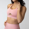 Sports Bra with Front Key-Hole | Sweet Pink - Up10 activewear