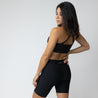 Sports Bra with Front Key-Hole | Black - Up10 activewear