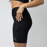 Side-Pocket Biker Shorts | Black - Up10 activewear