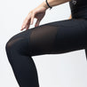 Sheer Mesh Workout Legging | Black - Up10 activewear