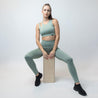 Buttery Soft Sports Bra | Sage Green - Up10 activewear